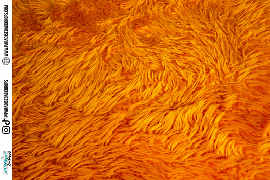 Orange Fur Carpet XL
