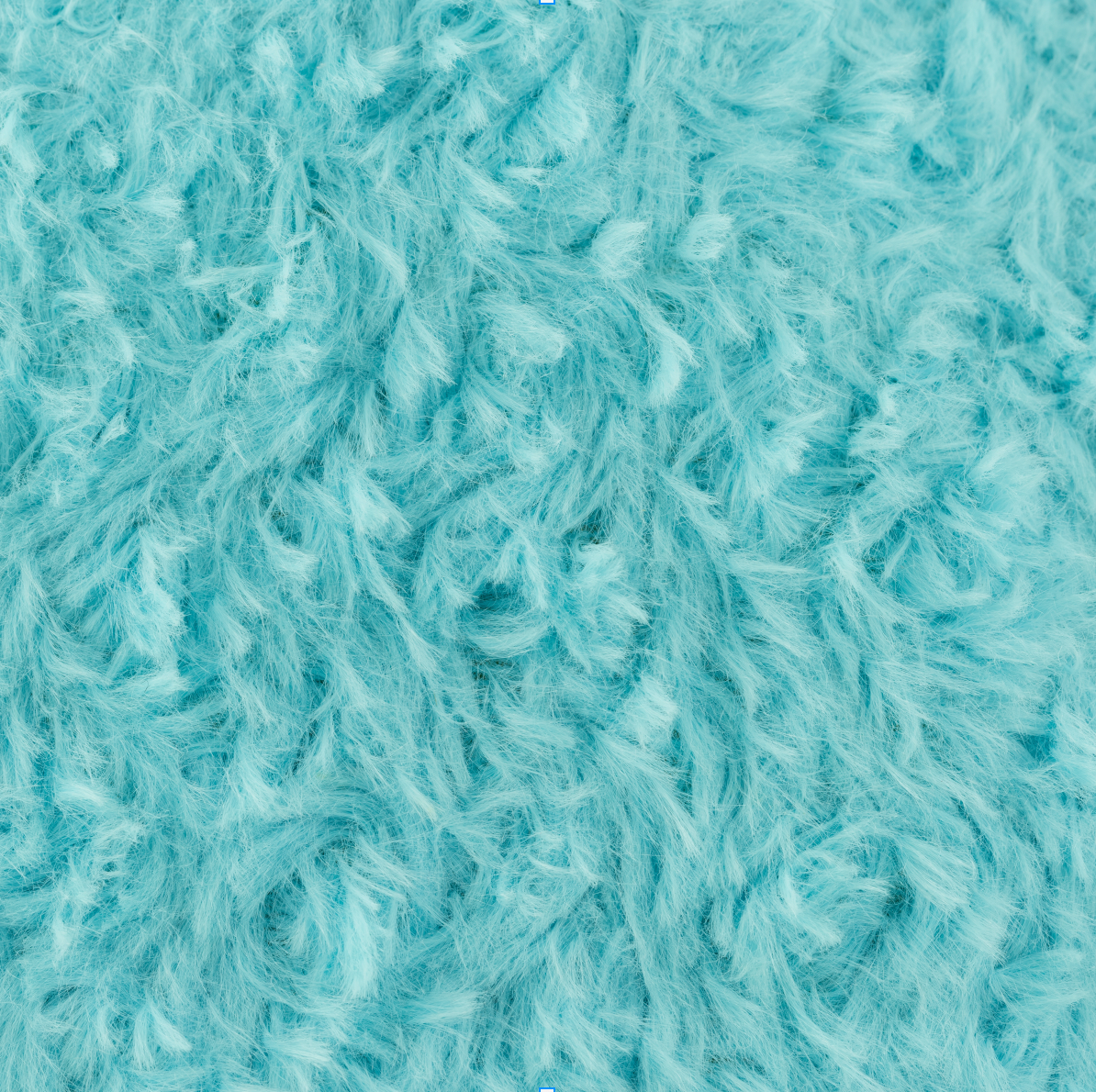 Paradise Blue Fur Carpet