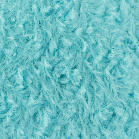 Paradise Blue Fur Carpet