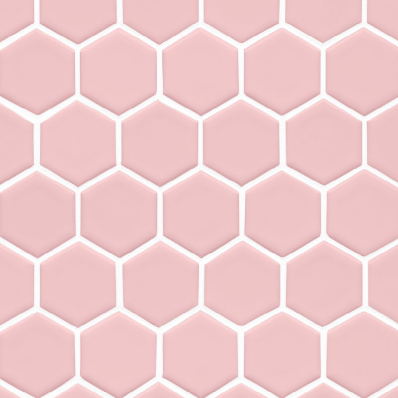 Hexagonal Light Pink