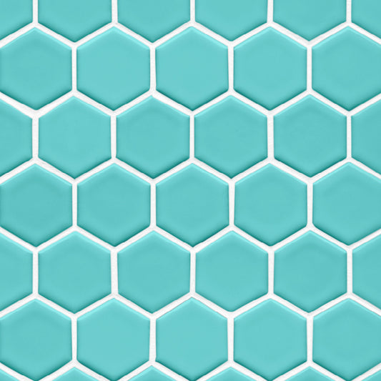 Hexagonal Turquoise